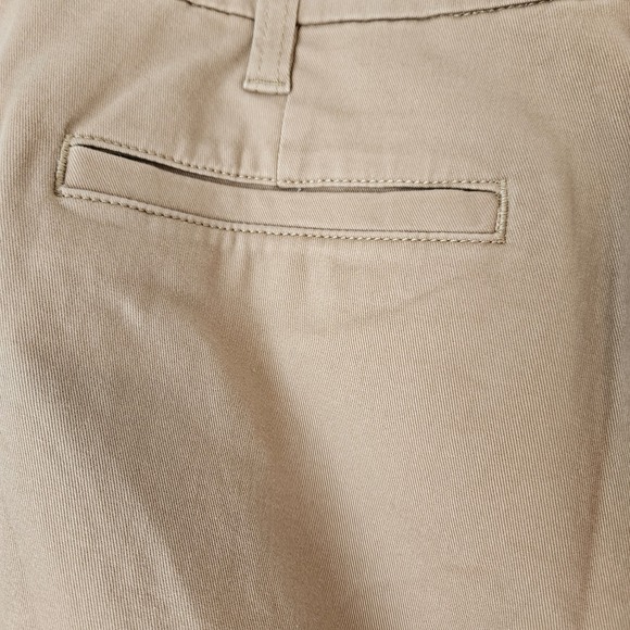 J Crew High Rise Girlfriend Chino‎ Pants Khaki Size 8 Preppy Old Money Capsule - Picture 8 of 11